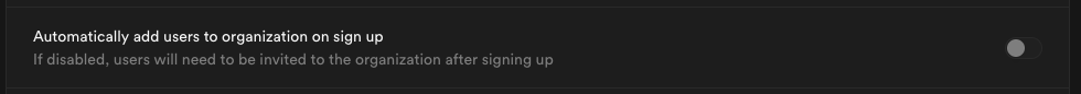 Auto-join disabled